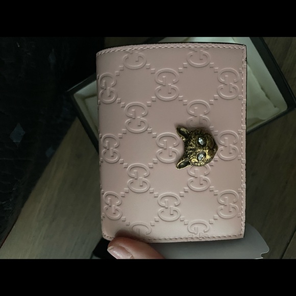 Gucci Pink Card Wallet - Picture 2 of 5